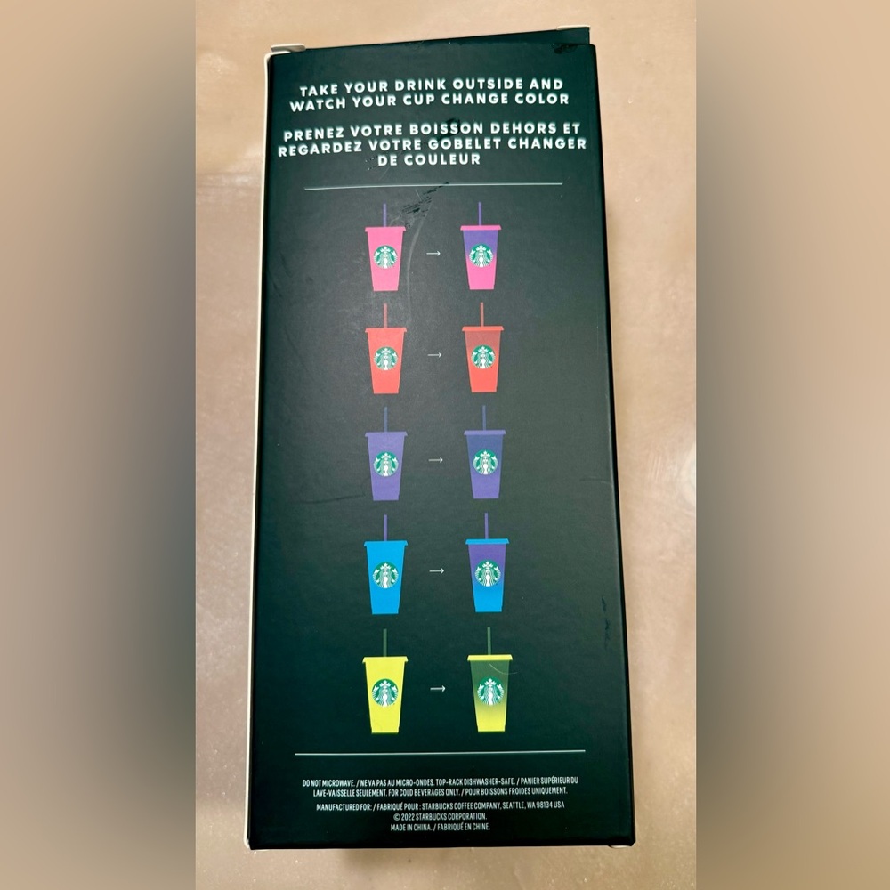 Starbucks Reusable Color Changing cups - Picture 2 of 2